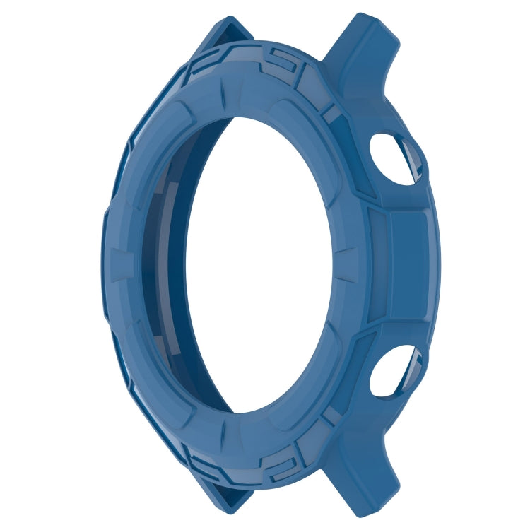 For Realme watch S RMA207 Armor Hollow TPU Watch Case(Dark Blue) by buy2fix