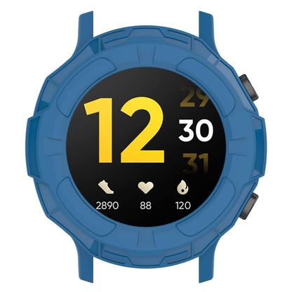 For Realme watch S RMA207 Armor Hollow TPU Watch Case(Dark Blue) by buy2fix