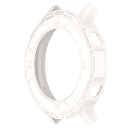 For Realme watch S RMA207 Armor Hollow TPU Watch Case(Lvory White) by buy2fix