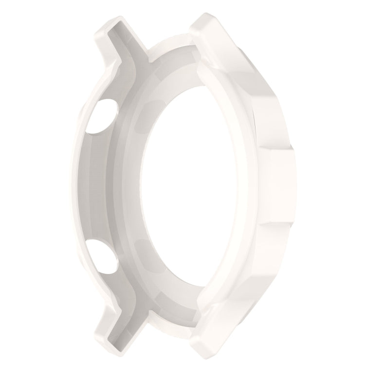 For Realme watch S RMA207 Armor Hollow TPU Watch Case(Lvory White) by buy2fix