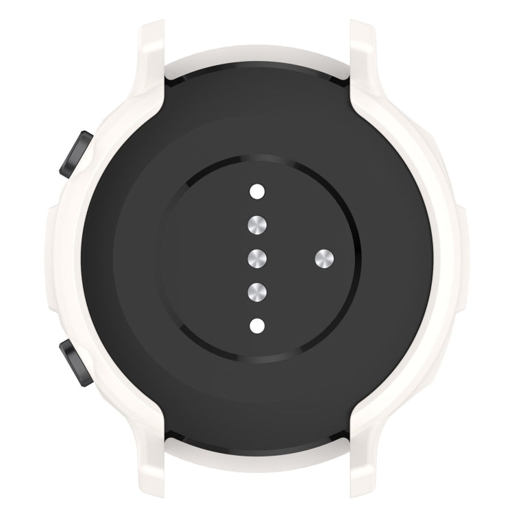 For Realme watch S RMA207 Armor Hollow TPU Watch Case(Lvory White) by buy2fix