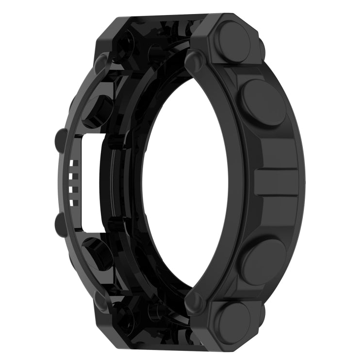 For Amazfit T-Rex 2 Armor Hollow TPU Watch Case(Black) by buy2fix
