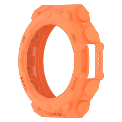 For Amazfit T-Rex 2 Armor Hollow TPU Watch Case(Orange) by buy2fix