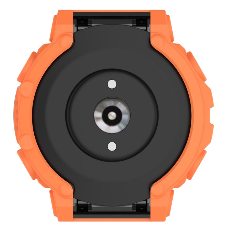 For Amazfit T-Rex 2 Armor Hollow TPU Watch Case(Orange) by buy2fix