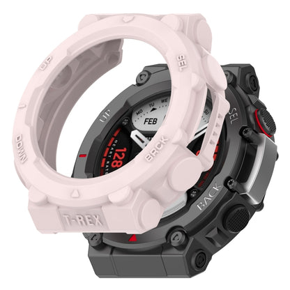 For Amazfit T-Rex 2 Armor Hollow TPU Watch Case(Light Pink) by buy2fix