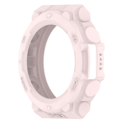 For Amazfit T-Rex 2 Armor Hollow TPU Watch Case(Light Pink) by buy2fix