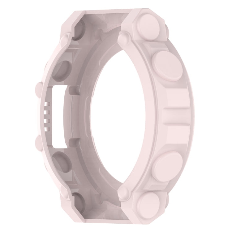 For Amazfit T-Rex 2 Armor Hollow TPU Watch Case(Light Pink) by buy2fix