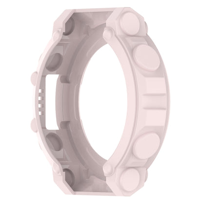 For Amazfit T-Rex 2 Armor Hollow TPU Watch Case(Light Pink) by buy2fix