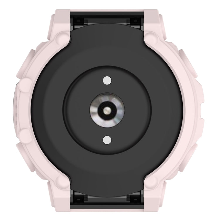 For Amazfit T-Rex 2 Armor Hollow TPU Watch Case(Light Pink) by buy2fix