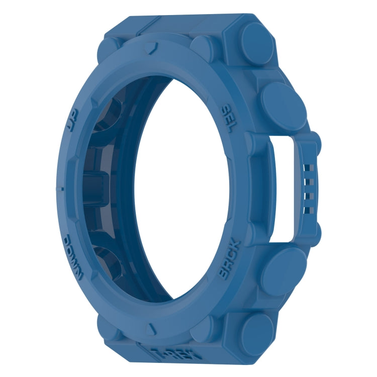 For Amazfit T-Rex 2 Armor Hollow TPU Watch Case(Dark Blue) by buy2fix