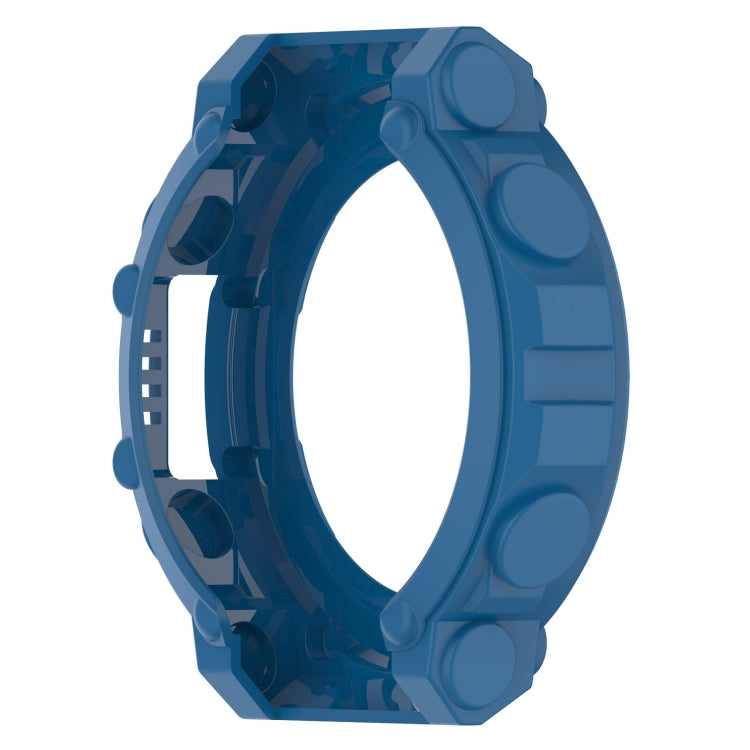 For Amazfit T-Rex 2 Armor Hollow TPU Watch Case(Dark Blue) by buy2fix