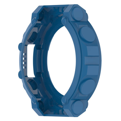 For Amazfit T-Rex 2 Armor Hollow TPU Watch Case(Dark Blue) by buy2fix