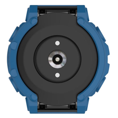 For Amazfit T-Rex 2 Armor Hollow TPU Watch Case(Dark Blue) by buy2fix
