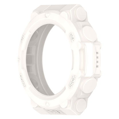 For Amazfit T-Rex 2 Armor Hollow TPU Watch Case(Lvory White) by buy2fix