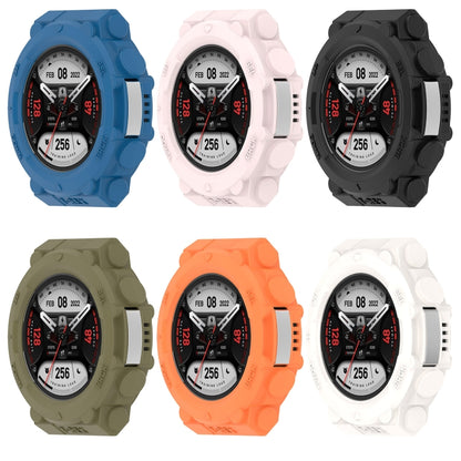 For Amazfit T-Rex 2 Armor Hollow TPU Watch Case(Black) by buy2fix