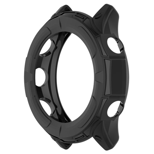 For Garmin Forerunner 255 Armor Hollow TPU Watch Case(Black) by buy2fix