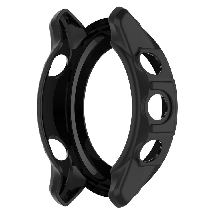 For Garmin Forerunner 255 Armor Hollow TPU Watch Case(Black) by buy2fix