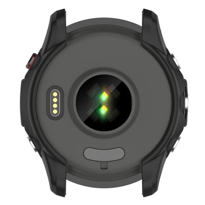 For Garmin Forerunner 255 Armor Hollow TPU Watch Case(Black) by buy2fix
