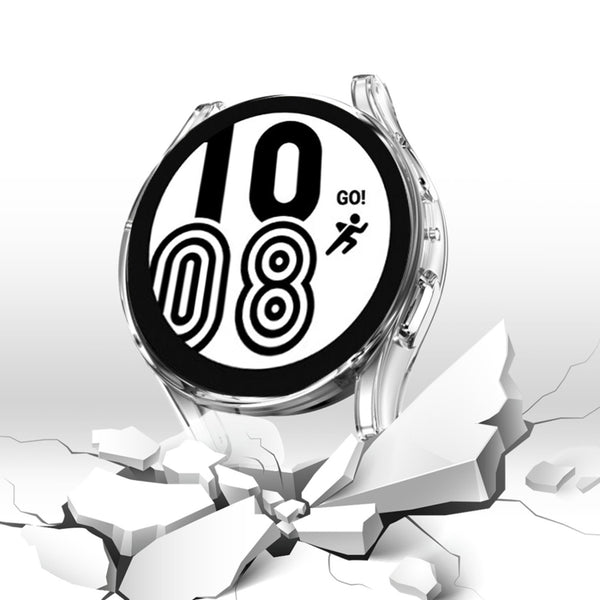 For Samsung Galaxy Watch 5 40 mm Full Coverage TPU Electroplating Protective Case(Transparent) by buy2fix