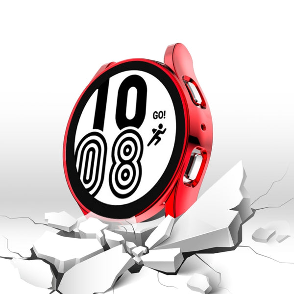 For Samsung Galaxy Watch 5 40 mm Full Coverage TPU Electroplating Protective Case(Red) by buy2fix
