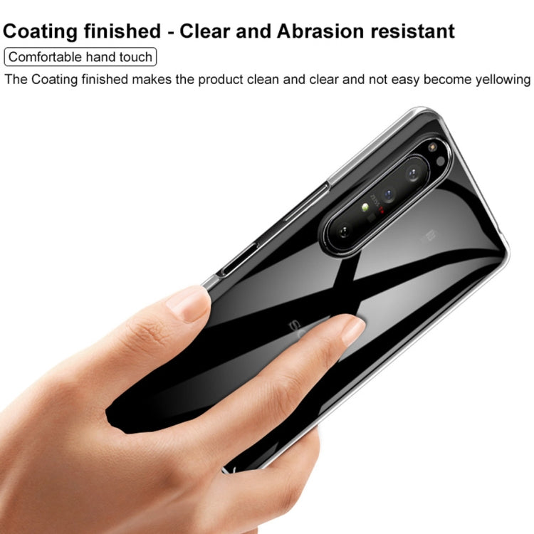 For Sony Xperia 1 II IMAK Wing II Wear-resisting Crystal Pro PC Protective Case - Sony Cases by imak | Online Shopping UK | buy2fix