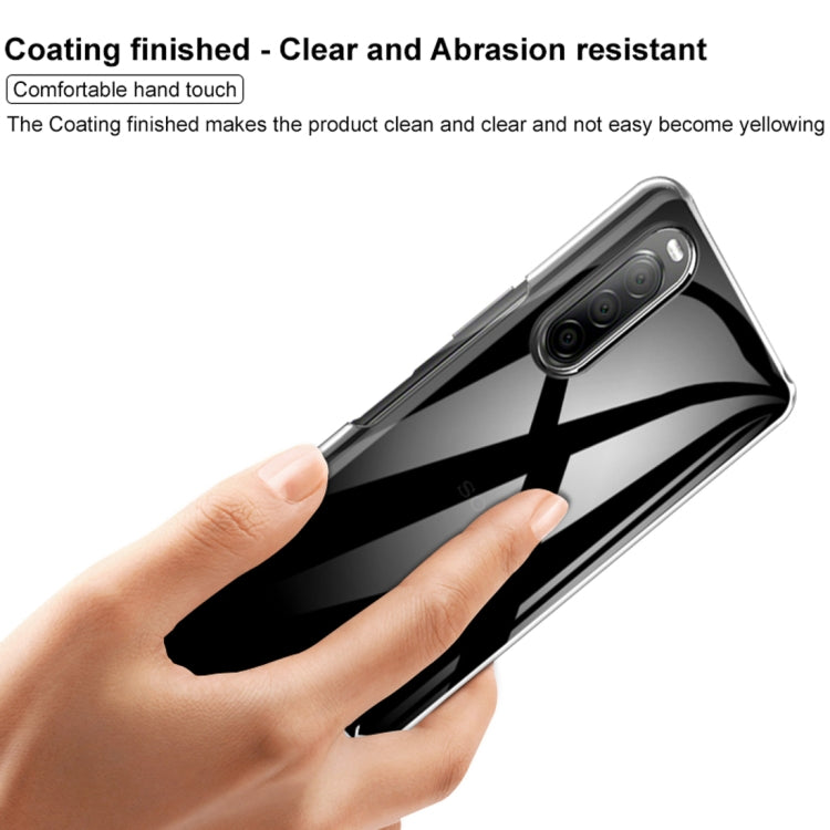 For Sony Xperia 10 II IMAK Wing II Wear-resisting Crystal Pro PC Protective Case - Sony Cases by imak | Online Shopping UK | buy2fix