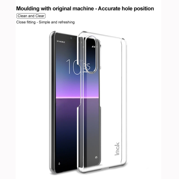 For Sony Xperia 10 II IMAK Wing II Wear-resisting Crystal Pro PC Protective Case - Sony Cases by imak | Online Shopping UK | buy2fix