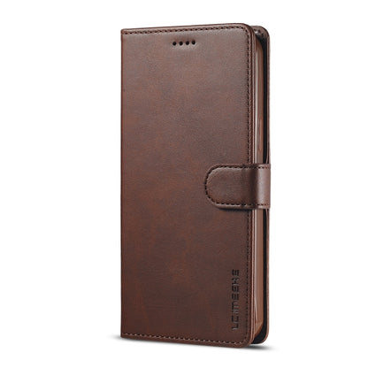 For iPhone 14 LC.IMEEKE Calf Texture Horizontal Flip Leather Case (Brown) - iPhone 14 Cases by LC.IMEEKE | Online Shopping UK | buy2fix