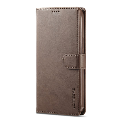 For iPhone 14 Pro LC.IMEEKE Calf Texture Horizontal Flip Leather Case(Brown) - iPhone 14 Pro Cases by LC.IMEEKE | Online Shopping UK | buy2fix