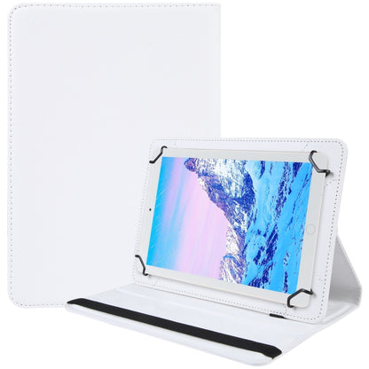 For 8 inch Tablet 360 Degree Rotation Litchi Texture Flip Leather Tablet Case(White) - 8 inch by buy2fix | Online Shopping UK | buy2fix