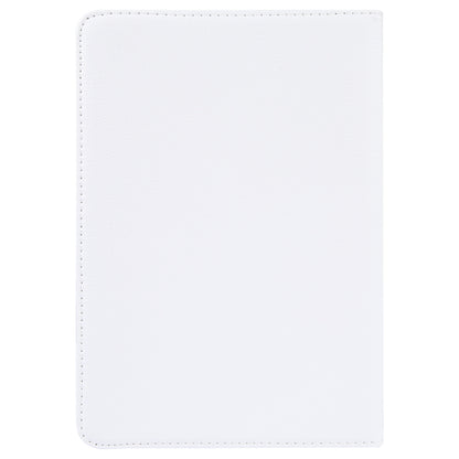 For 10 inch Tablet 360 Degree Rotation Litchi Texture Flip Leather Tablet Case(White) - 10 - 11 inch by buy2fix | Online Shopping UK | buy2fix