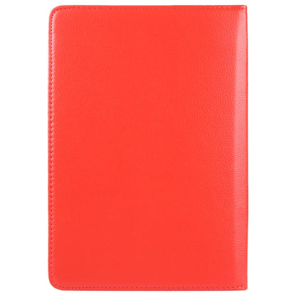 For 10 inch Tablet 360 Degree Rotation Litchi Texture Flip Leather Tablet Case(Red) - 10 - 11 inch by buy2fix | Online Shopping UK | buy2fix