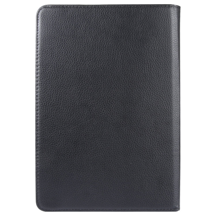 For 10 inch Tablet 360 Degree Rotation Litchi Texture Flip Leather Tablet Case(Black) - 10 - 11 inch by buy2fix | Online Shopping UK | buy2fix
