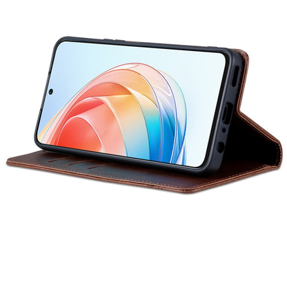 For Honor X40i AZNS Magnetic Calf Texture Flip Leather Phone Case(Dark Brown) - Honor Cases by AZNS | Online Shopping UK | buy2fix