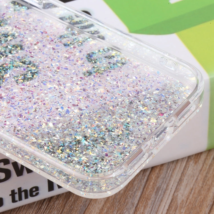 For iPhone 14 DFANS DESIGN Starry Sky Epoxy Phone Case (Silver) - iPhone 14 Cases by DFANS DESIGN | Online Shopping UK | buy2fix