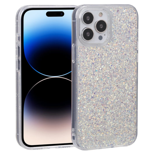 For iPhone 14 Pro DFANS DESIGN Starry Sky Epoxy Phone Case(Silver) - iPhone 14 Pro Cases by DFANS DESIGN | Online Shopping UK | buy2fix