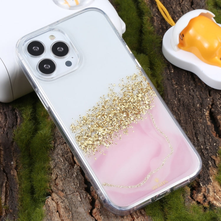For iPhone 14 Pro Max DFANS DESIGN Dual-color Starlight Shining Phone Case (Pink) - iPhone 14 Pro Max Cases by DFANS DESIGN | Online Shopping UK | buy2fix