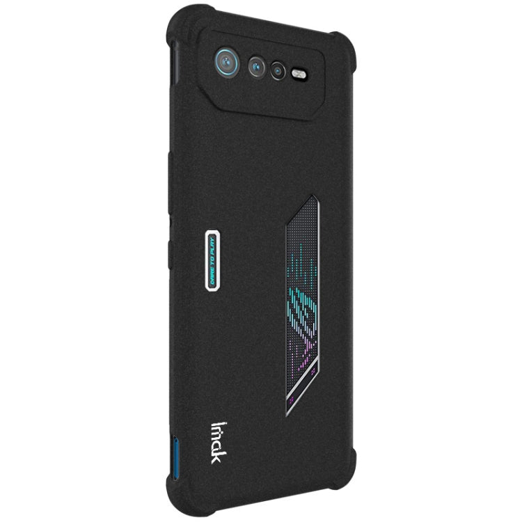 For Asus ROG Phone 6 IMAK All-inclusive Shockproof Airbag TPU Case (Matte Black) - ASUS Cases by imak | Online Shopping UK | buy2fix