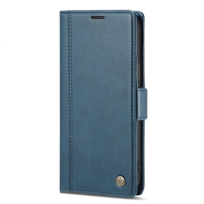For iPhone 14 Pro LC.IMEEKE Magnetic Buckle Leather Phone Case(Blue) - iPhone 14 Pro Cases by LC.IMEEKE | Online Shopping UK | buy2fix