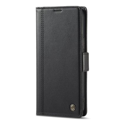 For iPhone 14 LC.IMEEKE Magnetic Buckle Leather Phone Case (Black) - iPhone 14 Cases by LC.IMEEKE | Online Shopping UK | buy2fix