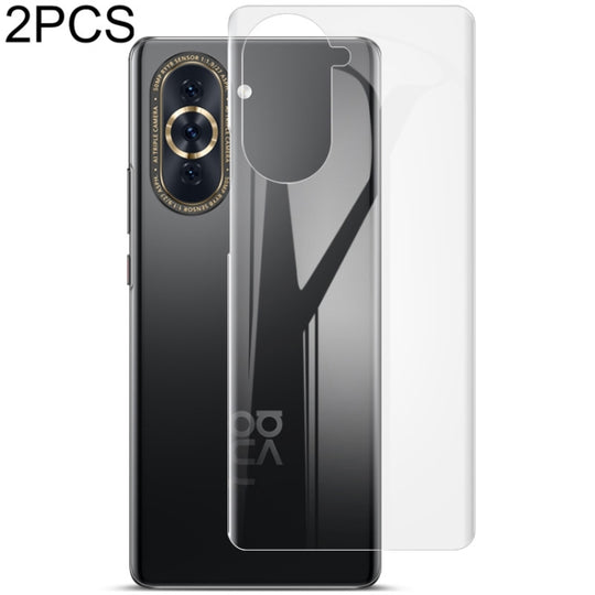 For Huawei nova 10 4G 2 PCS IMAK 0.15mm Curved Full Screen Protector Hydrogel Film Back Protector