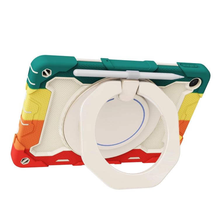 For Lenovo Tab M10 Plus 3rd Gen Armor Contrast Color Silicone + PC Tablet Case(Colorful Red) - Lenovo by buy2fix | Online Shopping UK | buy2fix