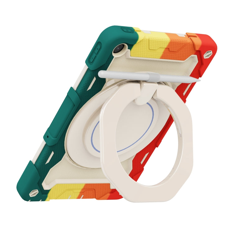 For Lenovo Tab M10 Plus 3rd Gen Armor Contrast Color Silicone + PC Tablet Case(Colorful Red) - Lenovo by buy2fix | Online Shopping UK | buy2fix