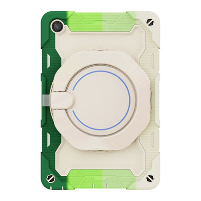 For Lenovo Tab M10 Plus 3rd Gen Armor Contrast Color Silicone + PC Tablet Case(Colorful Green) - Lenovo by buy2fix | Online Shopping UK | buy2fix