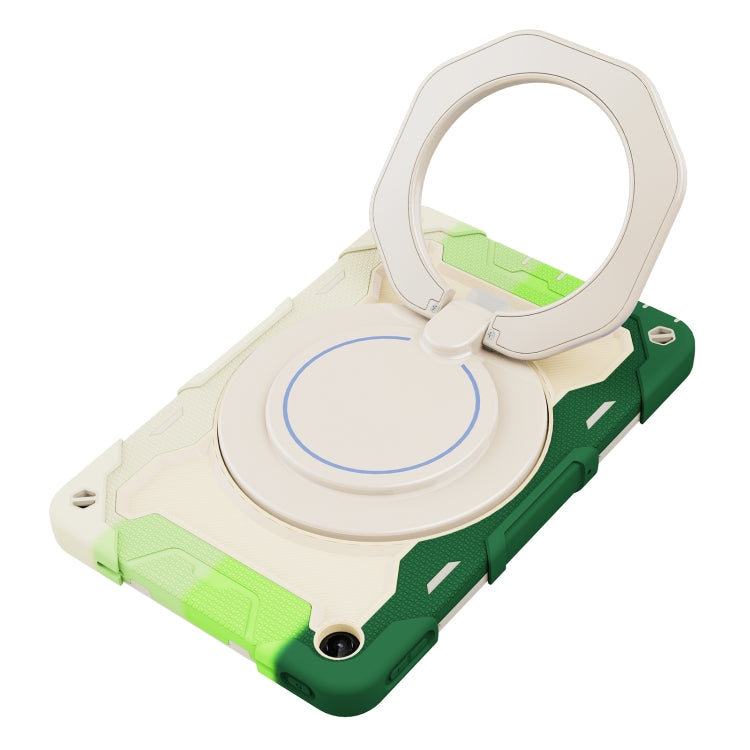 For Lenovo Tab M10 Plus 3rd Gen Armor Contrast Color Silicone + PC Tablet Case(Colorful Green) - Lenovo by buy2fix | Online Shopping UK | buy2fix