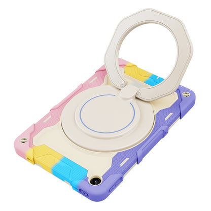 For Lenovo Tab M10 Plus 3rd Gen Armor Contrast Color Silicone + PC Tablet Case(Colorful Pink) - Lenovo by buy2fix | Online Shopping UK | buy2fix