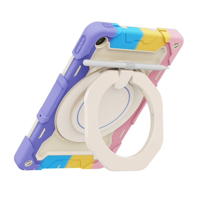 For Lenovo Tab M10 Plus 3rd Gen Armor Contrast Color Silicone + PC Tablet Case(Colorful Pink) - Lenovo by buy2fix | Online Shopping UK | buy2fix