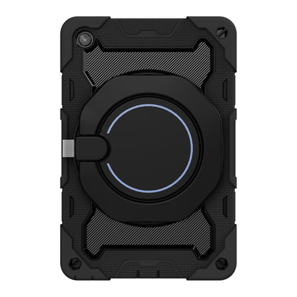 For Lenovo Tab M10 Plus 3rd Gen Armor Contrast Color Silicone + PC Tablet Case(Black) - Lenovo by buy2fix | Online Shopping UK | buy2fix