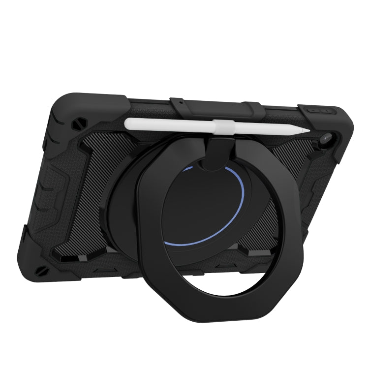 For Lenovo Tab M10 Plus 3rd Gen Armor Contrast Color Silicone + PC Tablet Case(Black) - Lenovo by buy2fix | Online Shopping UK | buy2fix