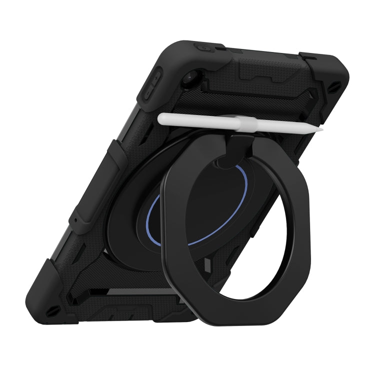 For Lenovo Tab M10 Plus 3rd Gen Armor Contrast Color Silicone + PC Tablet Case(Black) - Lenovo by buy2fix | Online Shopping UK | buy2fix